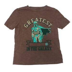 GAP Brown Boba Fett "Greatest In the Galaxy" Bounty Hunter T-Shirt